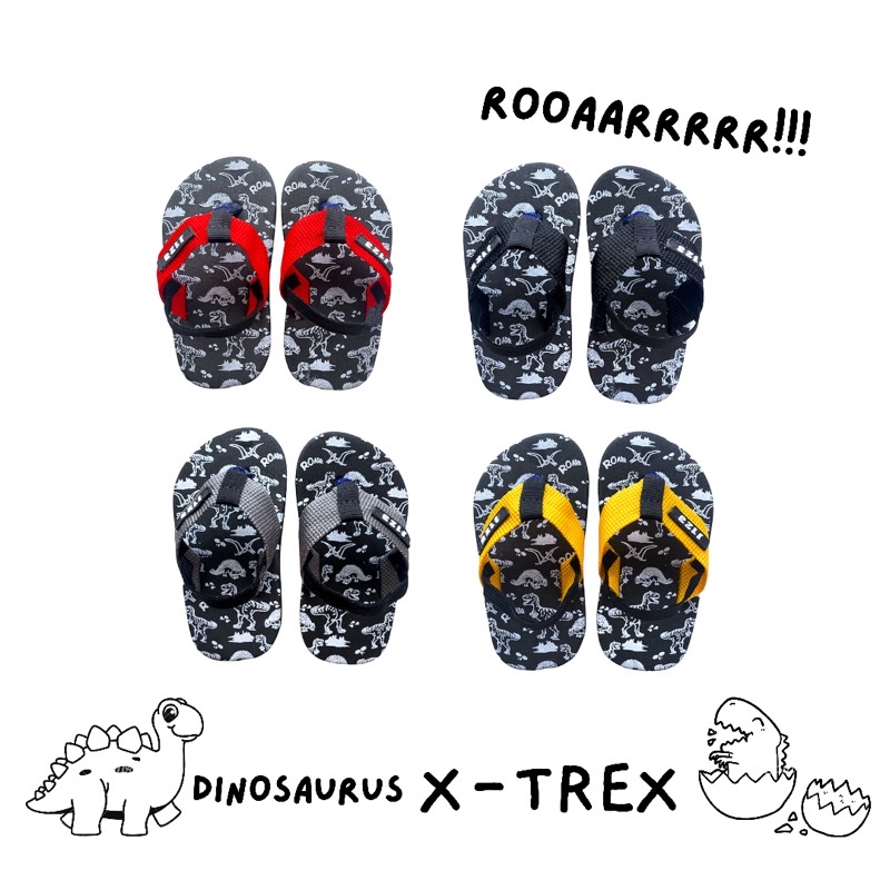 Sepatu Sandal Jepit Anak Bayi Laki Laki Cowok Dinosaurus Sepatu Sendal Anak Bayi Laki Laki Cowok Dinosaurus 1  2 3  Tahun Prewalker Baby