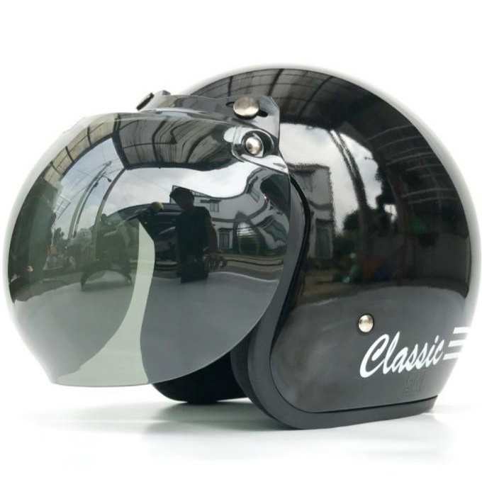 HELM MODEL INK CENTRO UNGU FREE KARDUS+BUBLE