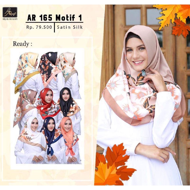 [COD]READY STOCK HIJAB ARRAFI AR 165 MOTIF 1 HIJAB SQUARE | HIJAB SEGI EMPAT | HIJAB SEGI EMPAT ARRA