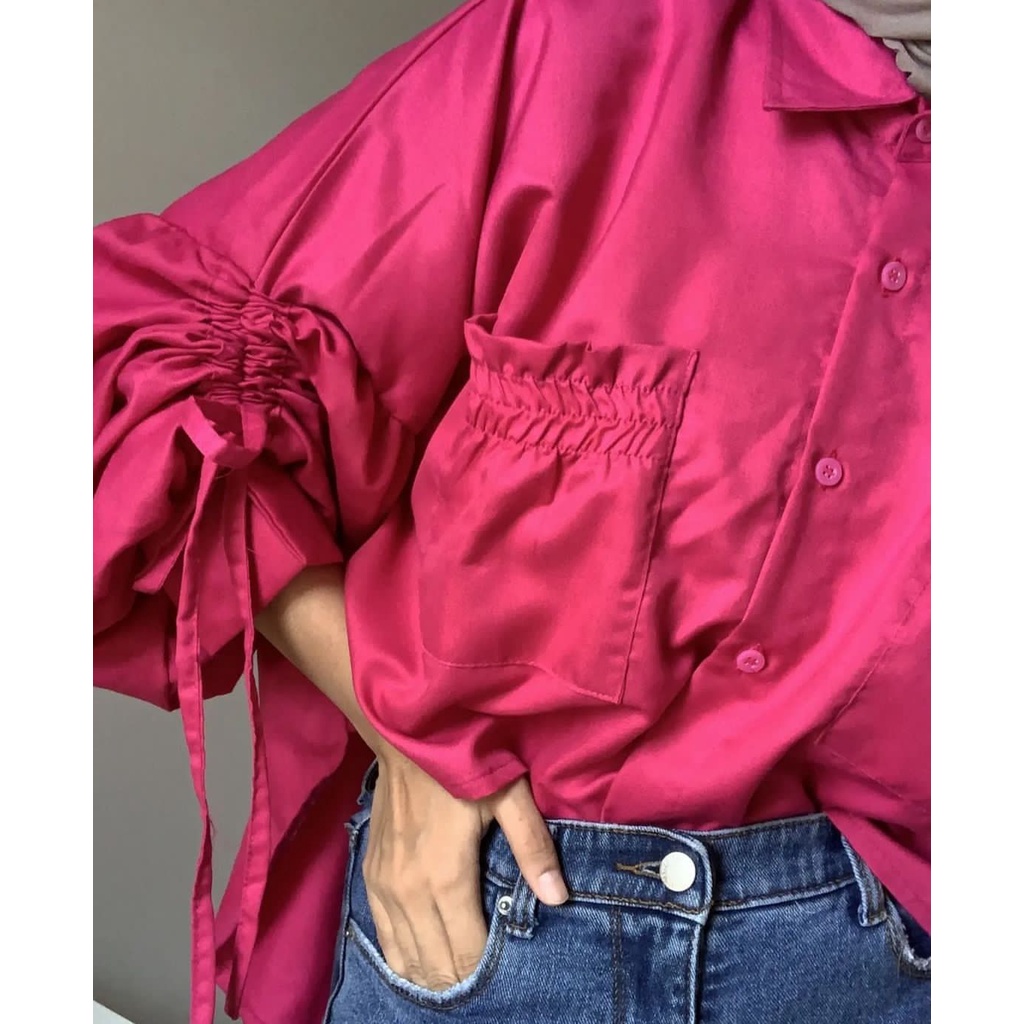 Seorina Blouse / Blouse Katun Poplin Premium / Atasan katun poplin