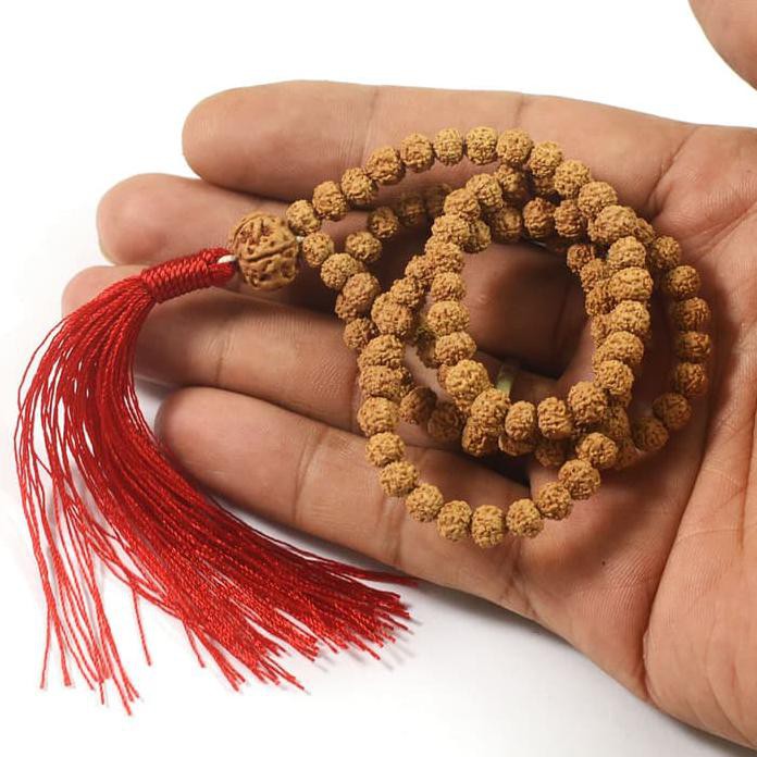 Tasbih 108 Butir 5 Mm Biji Jenitri Rudraksha Asli
