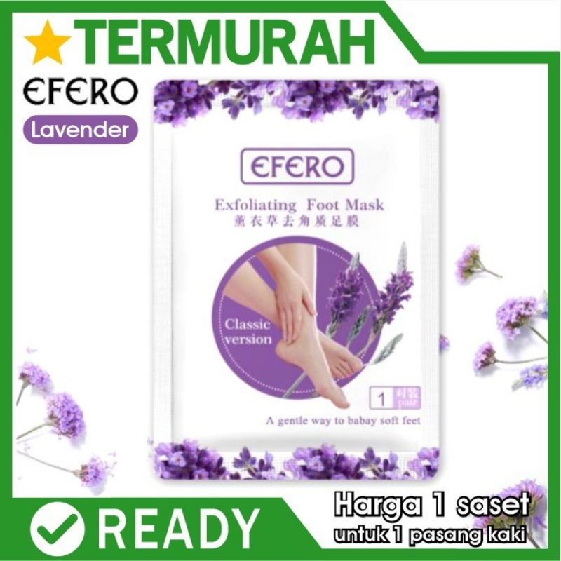 Masker Kaki Efero mengangkat Kulit kaki/callus/ Kaki halus