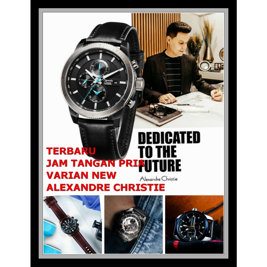 NEW ORIGINAL jam tangan sporty original alexandre christie ac6562 AC6506 ac6586 ac6580 ac6270 ac6410