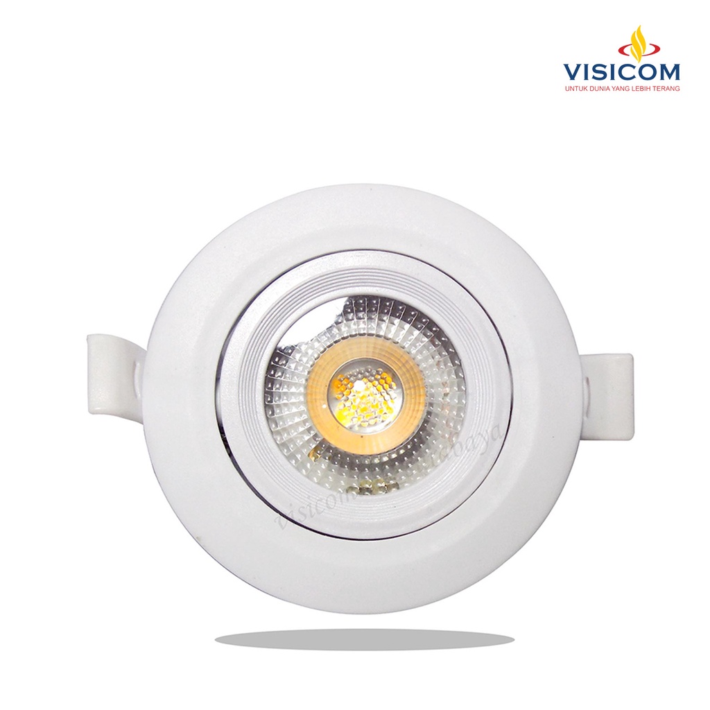 VISICOM – Downlight Spot – 7 watt – Cahaya Putih / Kuning