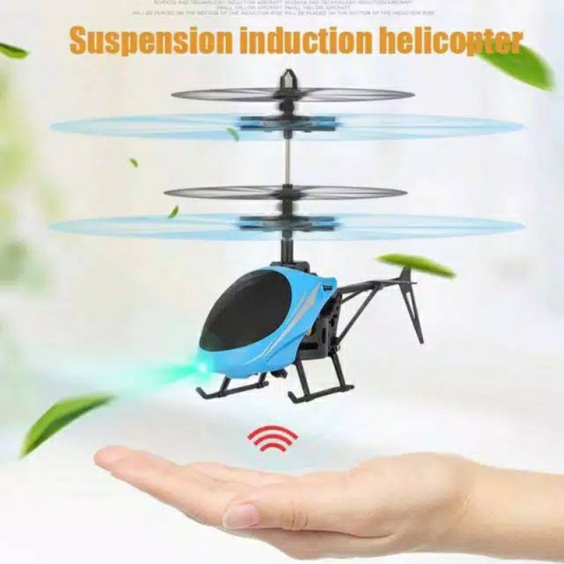 0HELIKOPTER MINI SENSOR RC LED SENSOR HELIKOPTER TERBANG