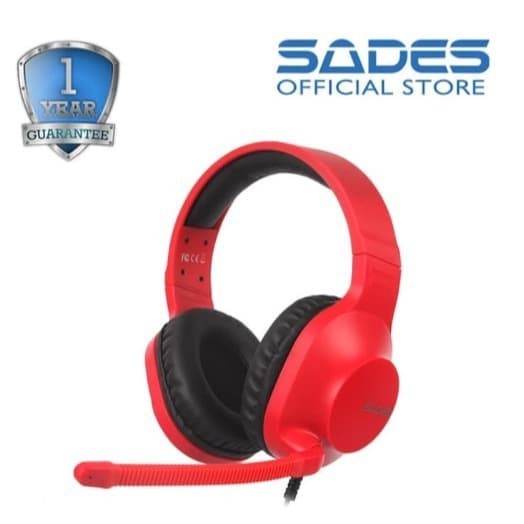 Sades Spirits Multiplatform Gaming Headset - Red