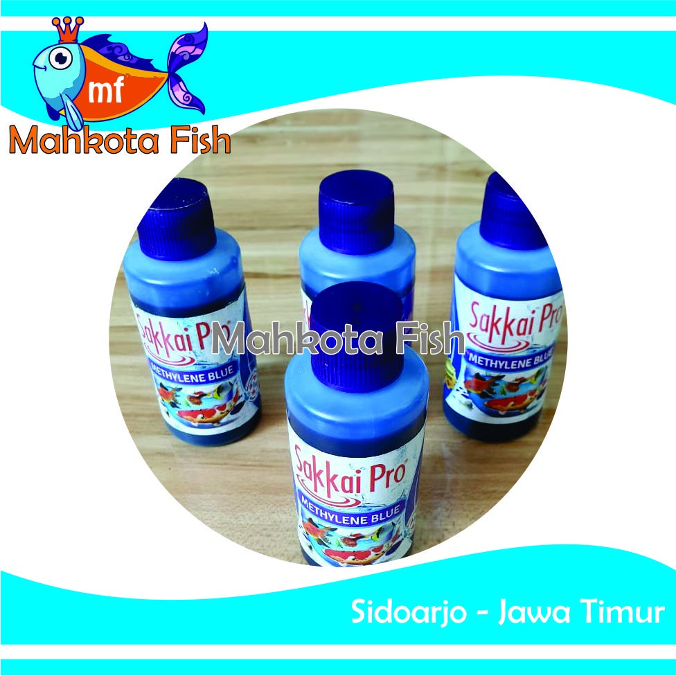 Obat Biru (METHYLENE BLUE) | Obat Ikan Hias | Obat White Spot | Obat Cupang (GRATIS KARDUS)