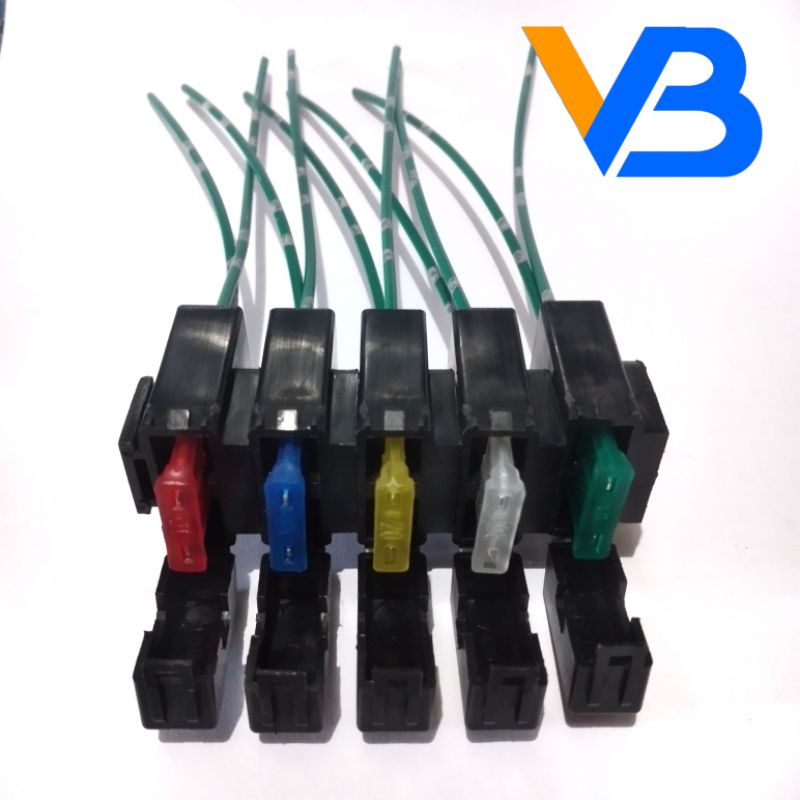 [Rumah Sekring Motor + Sekring] Rumah Sikring Motor Kabel Bintik Rumah Sekring Motor Rumah Sikring K