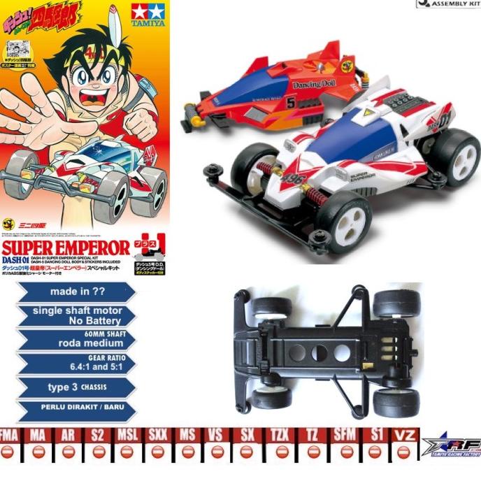 TAMIYA 95623 DASH 01 SUPER EMPEROR SPECIAL KIT