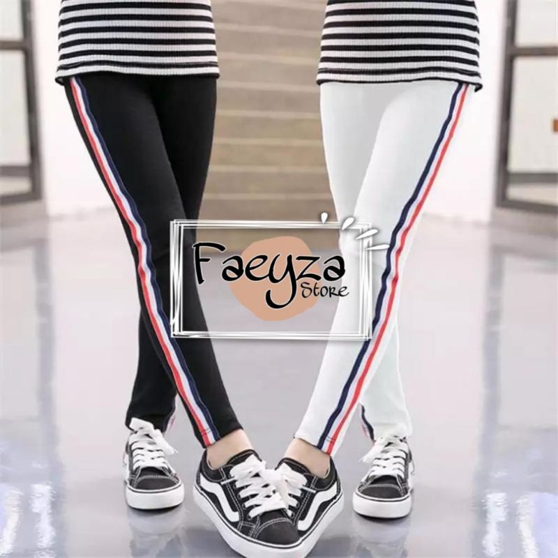 Faeyza Legging Anak Stripe Usia 5 - 11 thn