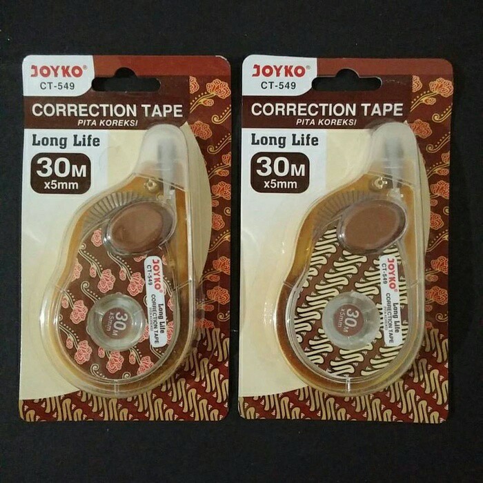 

Tipex Kenko - Refill Tipex Tombow - Correction Tape Correction Tape (Pita Koreksi) Joyko Batik 30M