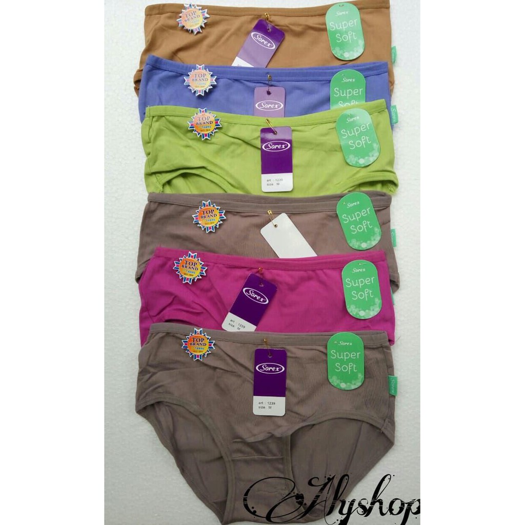 GRATIS ONGKIR SIZE QL CELANA DALAM WANITA SOREX 1239 / CD WANITA / CD SOREX / MURAH 