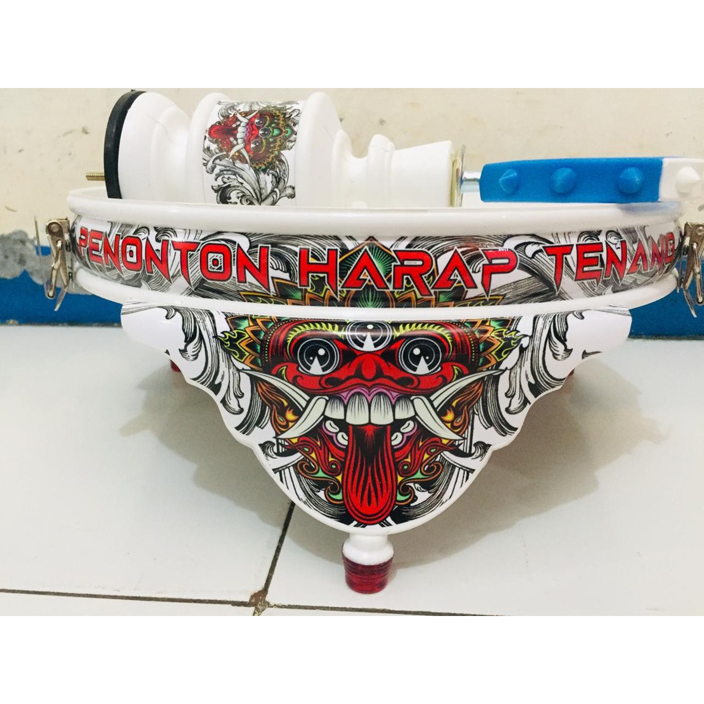 Tebok PVC Lovebird Motif Barong Bali