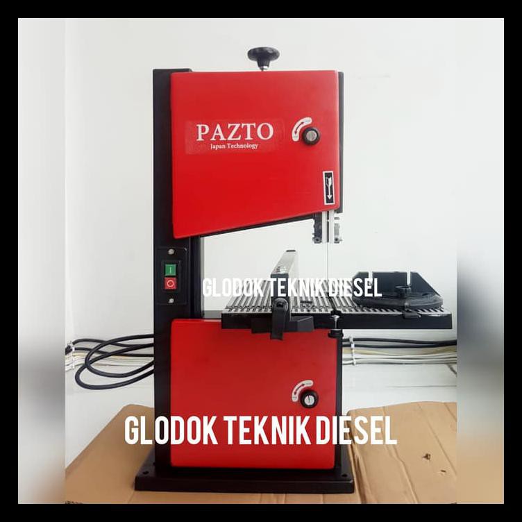 Promo Special Band Saw Pazto 8" Mesin Gergaji Kayu Bandsaw Mesin Ukir Kayu 8 Inch Komplit