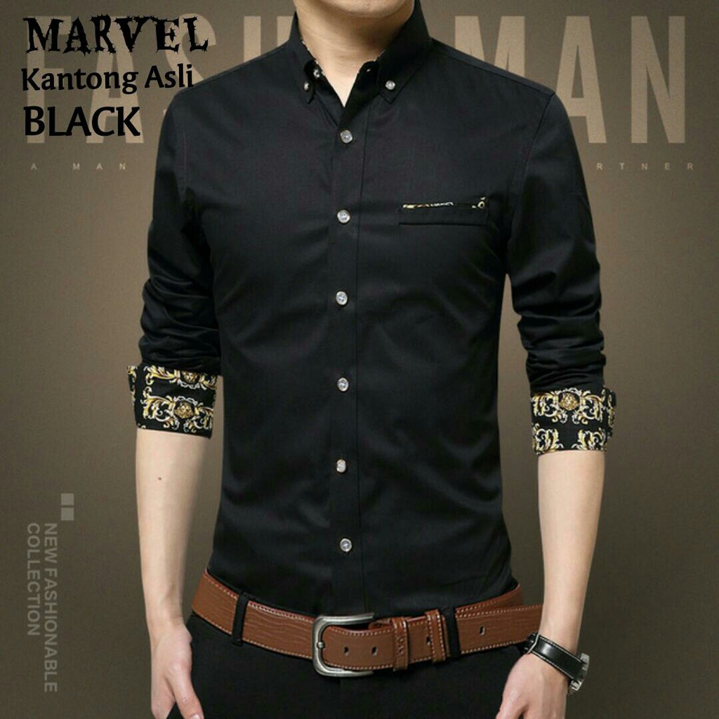 Kemeja Marvel Uk. M, L &amp; XL - 5 warna