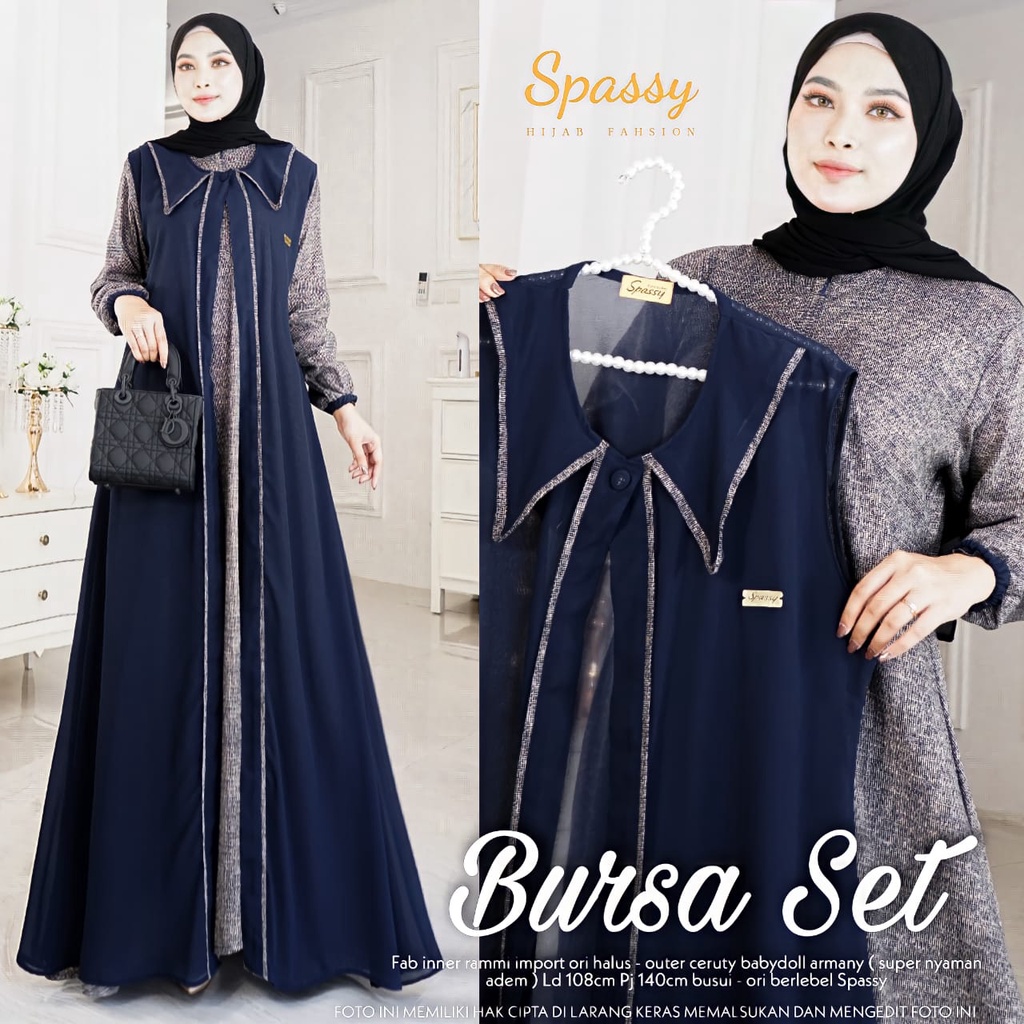 BURSA SET | GAMIS KEKINIAN TERMURAH