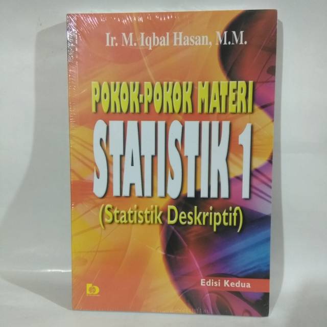 Jual #buku POKOK-POKOK MATERI STATISTIKA 1 (STATISTIK DESKRIPTIF ...