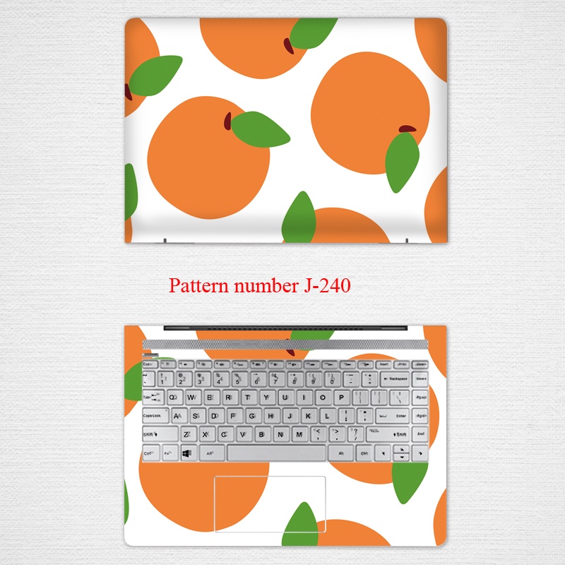 2pcs Stiker Pelindung Laptop UNIVERSAL Motif print Buah Bahan VINYL Ukuran 12 13 14 15.6 Inch HP Specter X360 Pavilion Zhan66 Pro G1