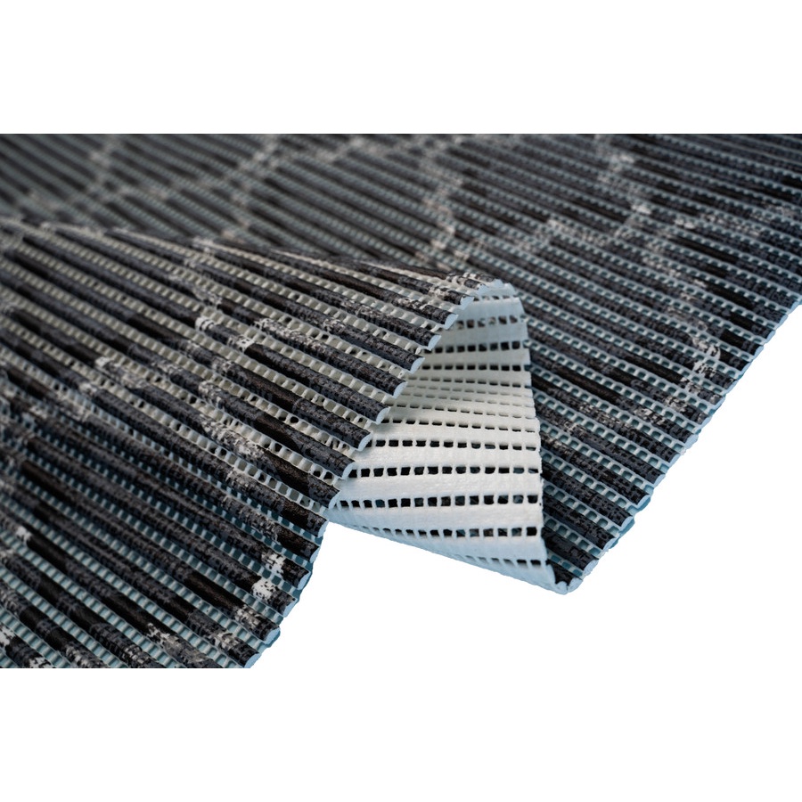 Tikar dapur bersih Lebar = 65cm - Rantai Abu Tua,   Busa PVC Kamar Mandi, Anti Slip, Keset PintU-2