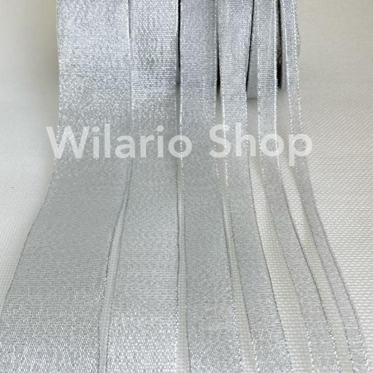 

Murah 00F59 Pita metalik Glitter Gold Dan Silver / Pita Glitter Gold / Pita Silver / Pita Glitter Si