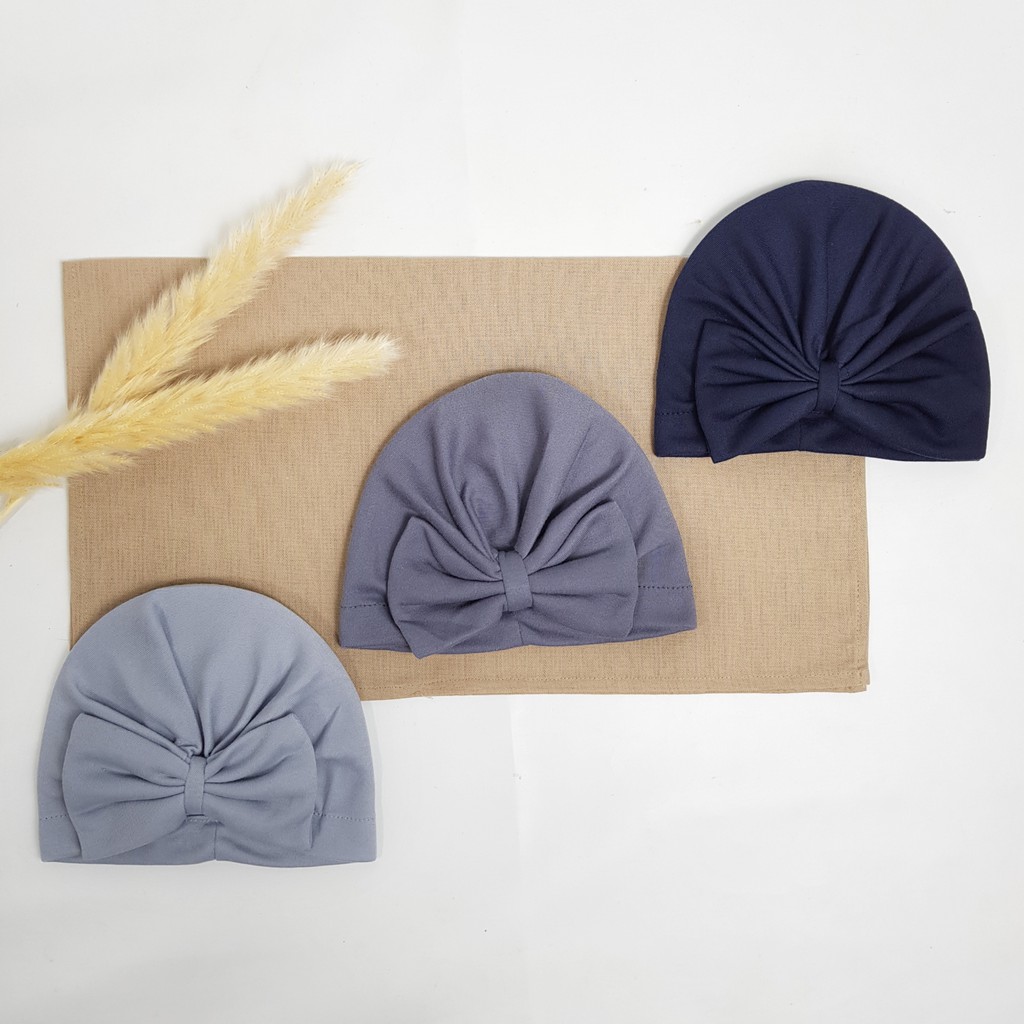 Promo !! TURBAN VINATA PITA POLOS WARNA TUA - TURBAN VINATA BABY MOTIF PITA WARNA POLOS - TURBAN BABY