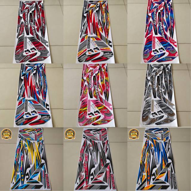 Striping Suzuki Satria Fu raider LAMA 2008-2012 Fu old 150 Raider VARIASI THAILAND MOTHAI