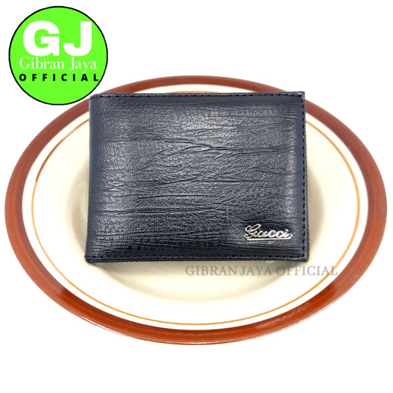 Dompet Pria Kulit Sintetis Hitam Resleting