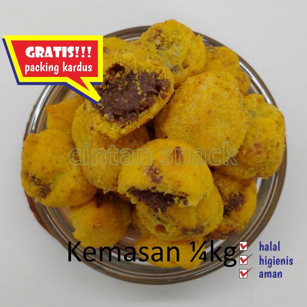 

Kue Soes Coklat 250 gram | Kue Kering