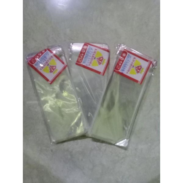 Plastik Opp Plastik Uang dengan perekat size 7x15cm