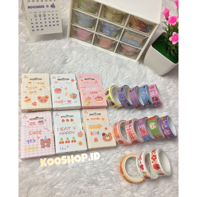 

WASHI TAPE DECOR DECO MASKING TAPE JOURNAL SCRAPBOOKING WASHI TAPE LUCU CREATIVE DIY Selotip Lucu untuk Dekorasi Diary || Masking Tape lucu || Washi Tape Lucu Unik