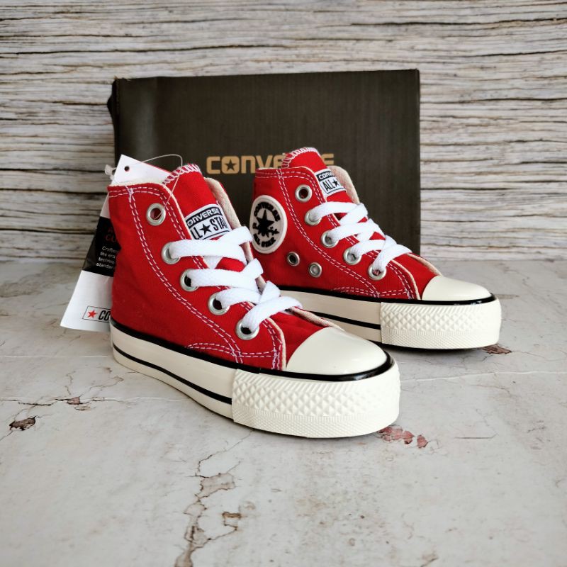 SEPATU ANAK CONVERSE 70S MERAH PREMIUM HIGH QUALITY CONVERSE ANAK MERAH