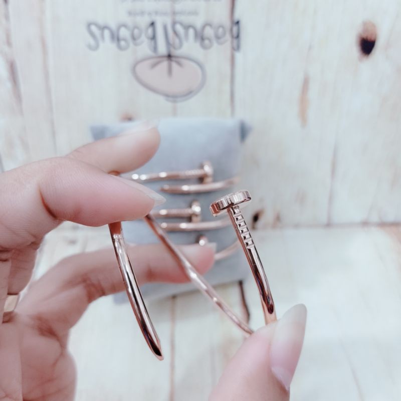 Gelang Carti**r paku titanium lentur | anti karat | tidak mudah luntur