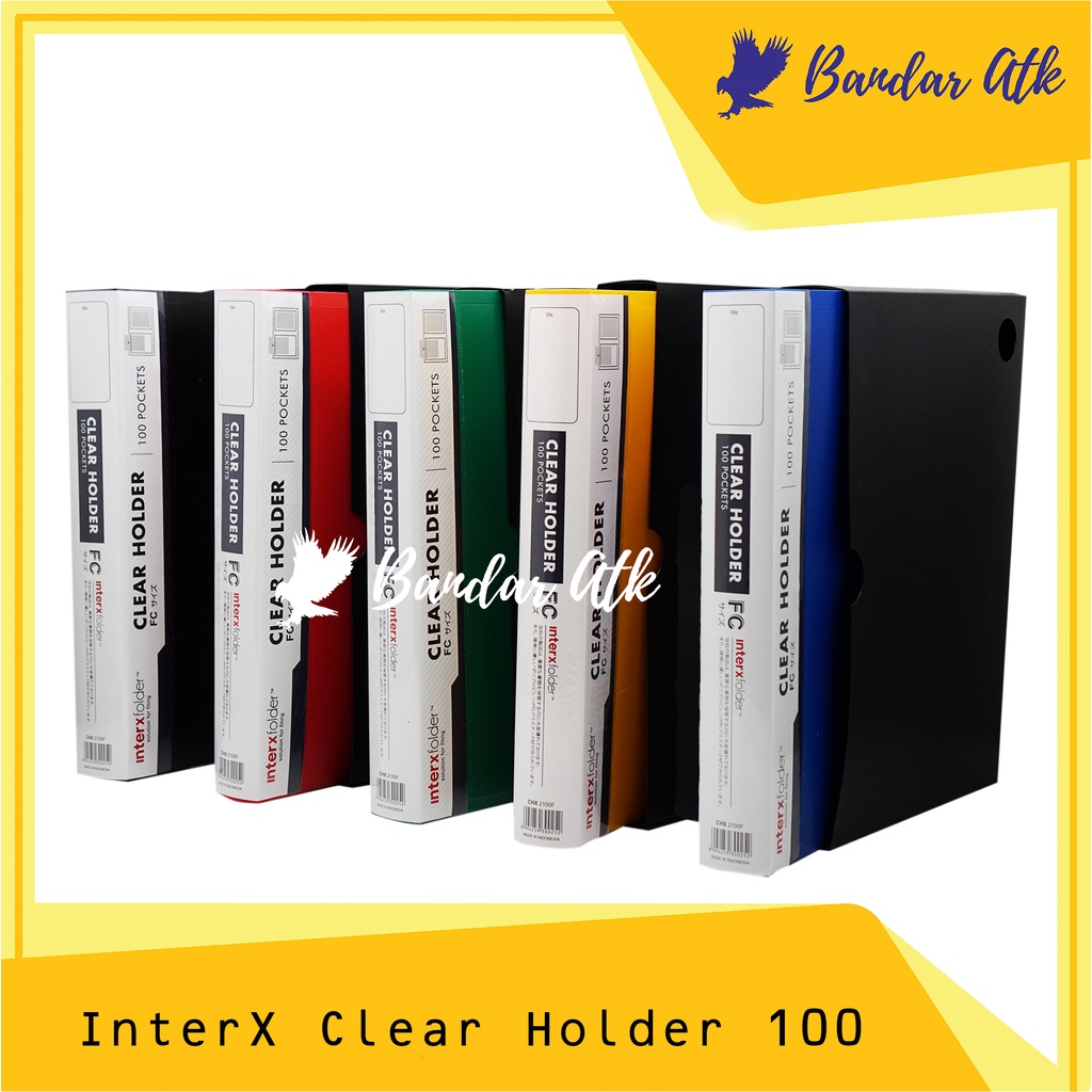 

INTER X Clear Holder Folio Isi 100 Lembar dan Cover Box Tebal [1 SET]