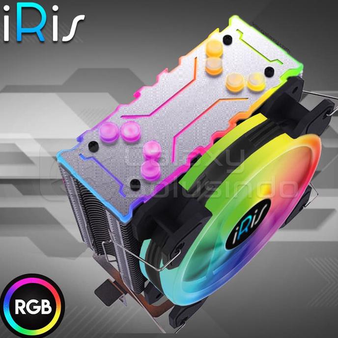 iRis FLO H120 ( 4 HEATPIPES RGB FAN WITH DIFFUSER ) - CPU COOLER