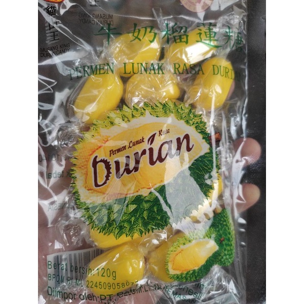 

CLJ Permen Lunak Rasa Durian - 120 gr