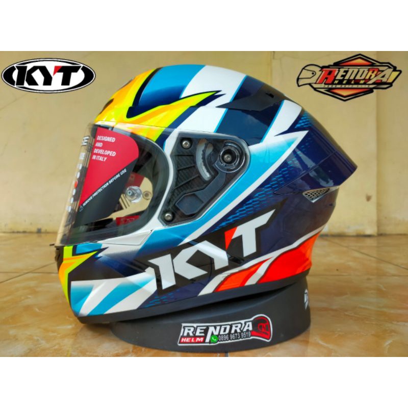 HELM KYT TT COURSE Motif/ Poloss. 100% Original. KYT TT C ( Ogkir Termurah 2 kg )-TT C TATI Terbaru