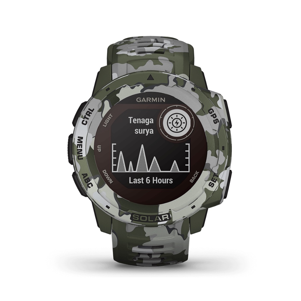 GARMIN INSTINCT SOLAR CAMO EDITION NEW ORIGINAL GARANSI RESMI TAM