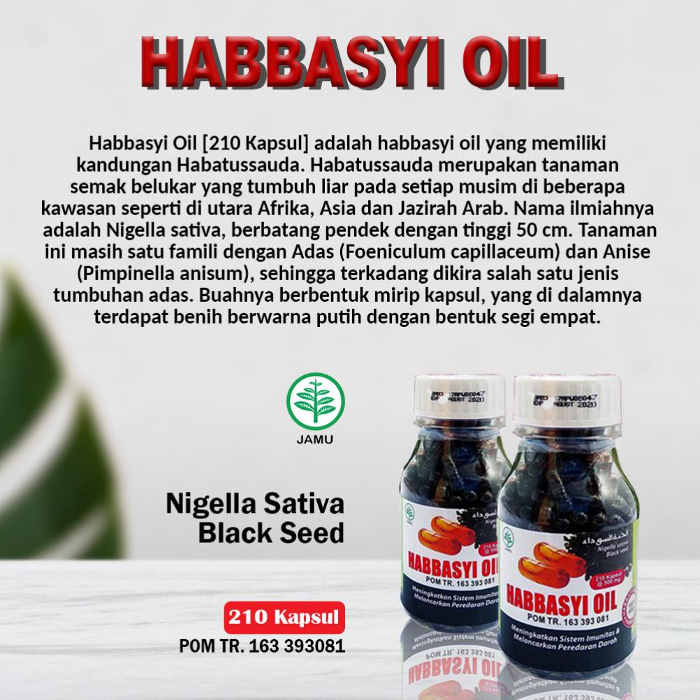 Habbasyi Oil 210 Kapsul HNU