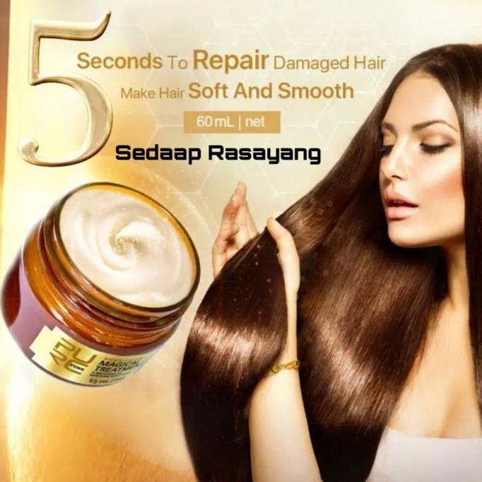 Purc Magical Treatment Mask Masker Keratin Rambut Rusak Jadi Lembut