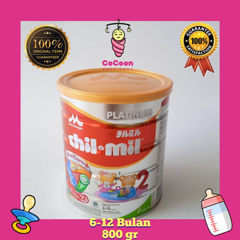 Susu Formula Bayi Morinaga Chil Mil Platinum 6-12 Bulan 800g