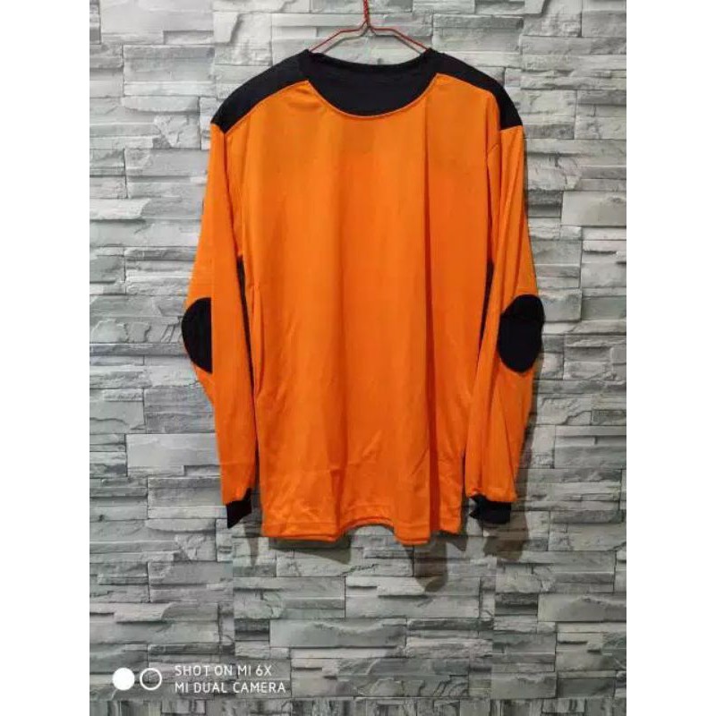 KAOS LENGAN PANJANG DEKER WARNA OREN
