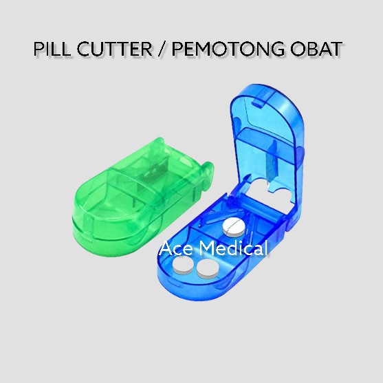 Pemotong Potong Tablet Pil Pils Obat Cutter