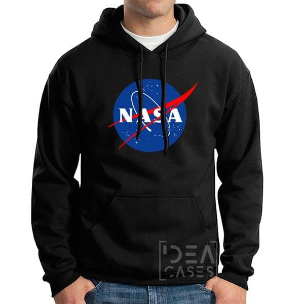 JACKET HOODIE LOGO NASA BESAR