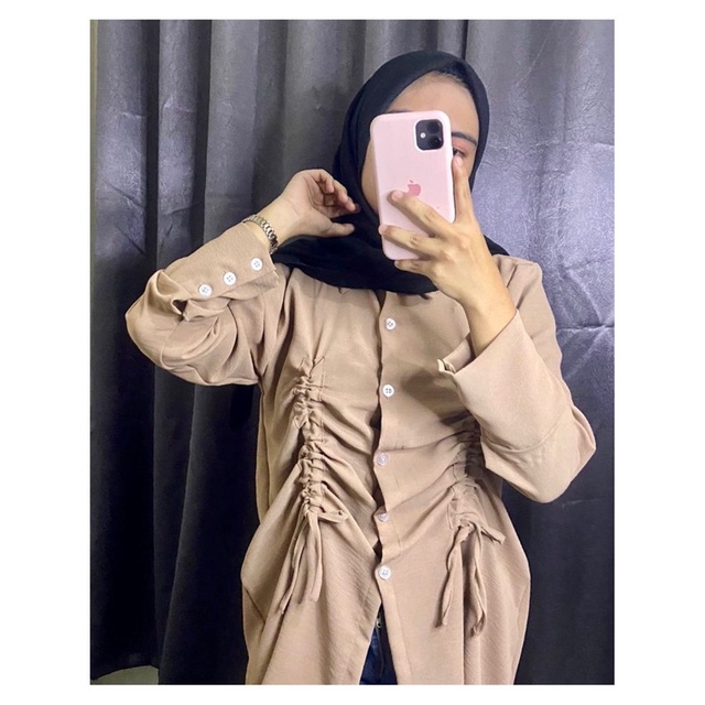 Keenan Crinkle Shirt - Kemeja kerut