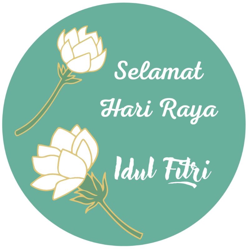 

STICKER HAMPERS LEBARAN IDUL FITRI BULAT KODE B
