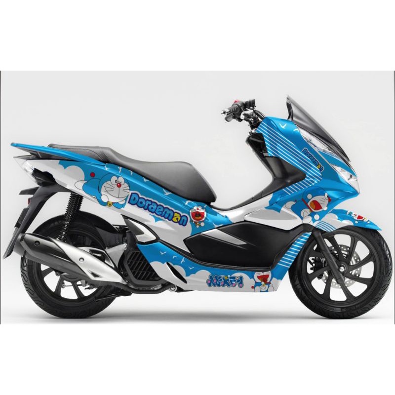 DECAL STIKER MOTOR HONDA PCX 150 160 DORAEMON