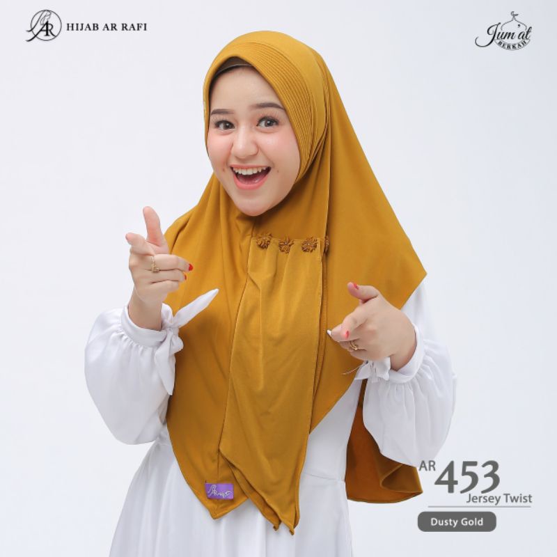 jilbab hijab kerudung bergo instan dewasa ORI ArRafi AR 453 terlaris pet antem  Rabbani Zoya elzata