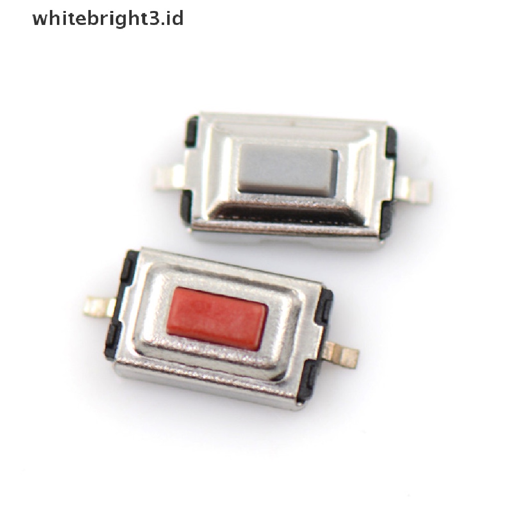 (whitebright3.id) 20pcs / set Saklar Tactile 2-Pin 3x6 X 2.5mm