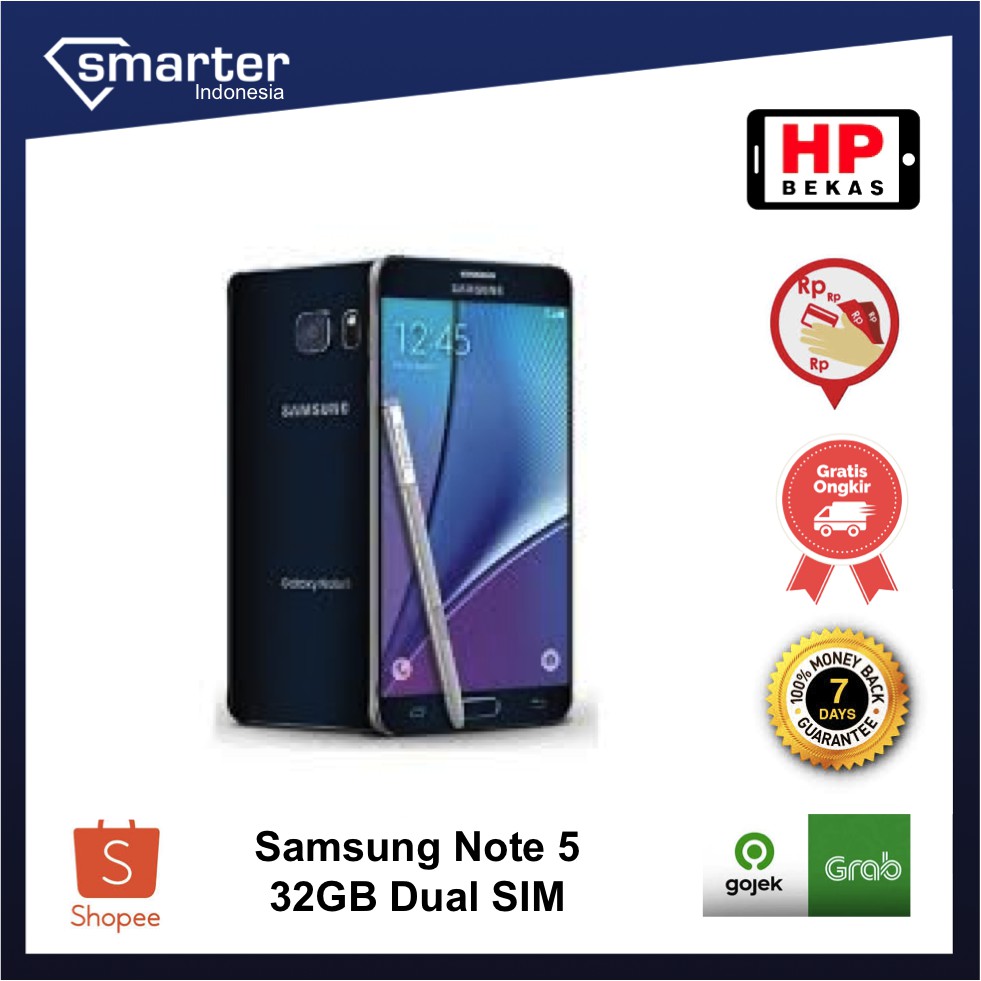 Samsung Galaxy Note 5 32GB Handphone Second SEIN | Shopee