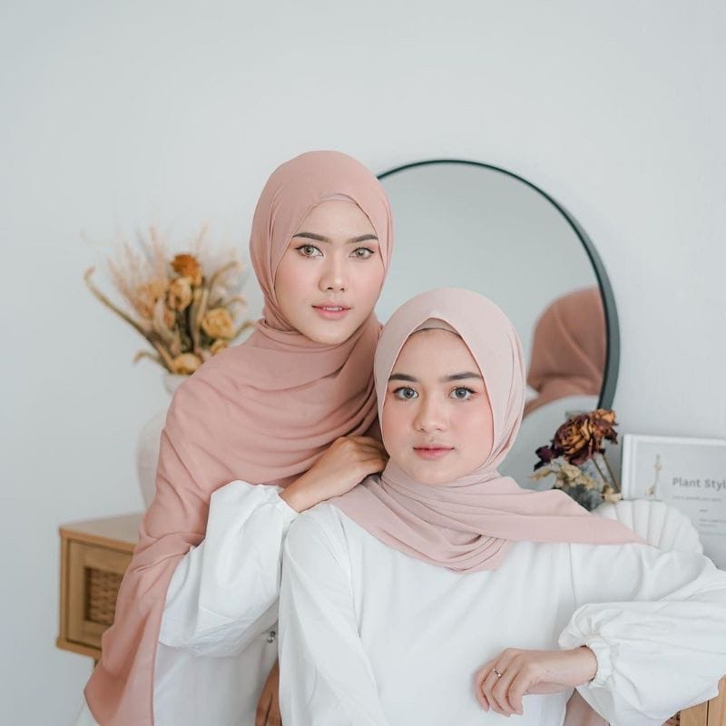 (KJI) HIJAB PASHMINA SQUARE PASHQU SEGIEMPAT DIAMOND ITALIANO